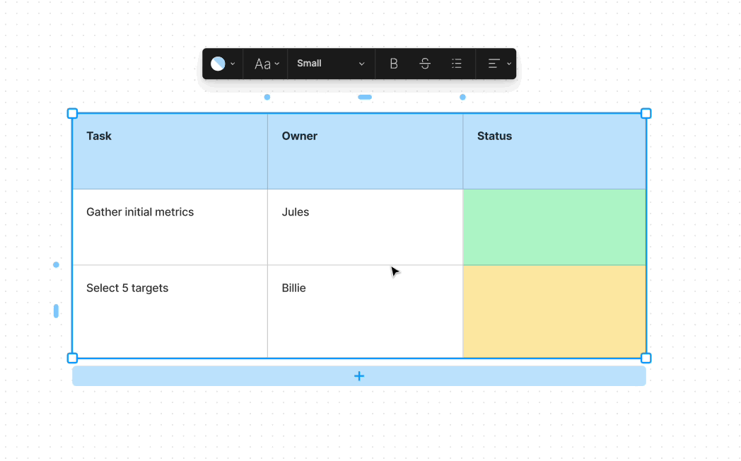 Column is selected, then dragged and moved to the end of the table.