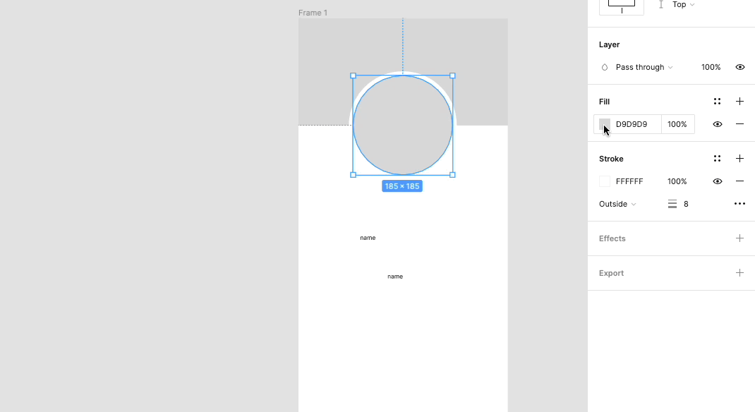 A screen recording showing the procedure to change the type of fill and insert an image