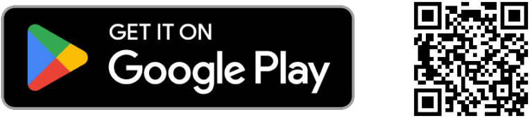 Google Play Store button and QR code