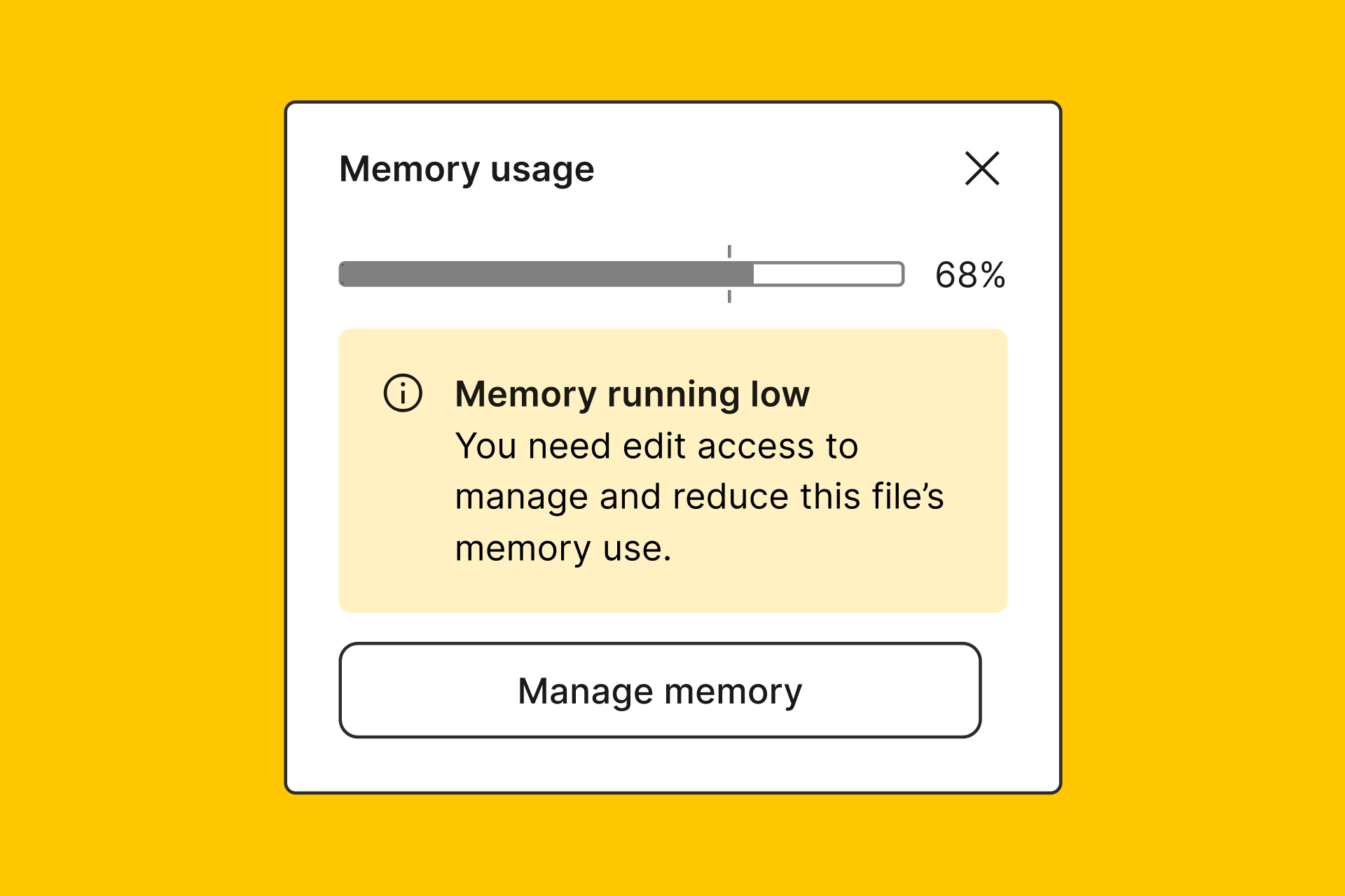 Reduce memory usage in files – Figma Help Center