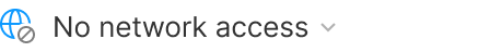 example of expandable label for no network access
