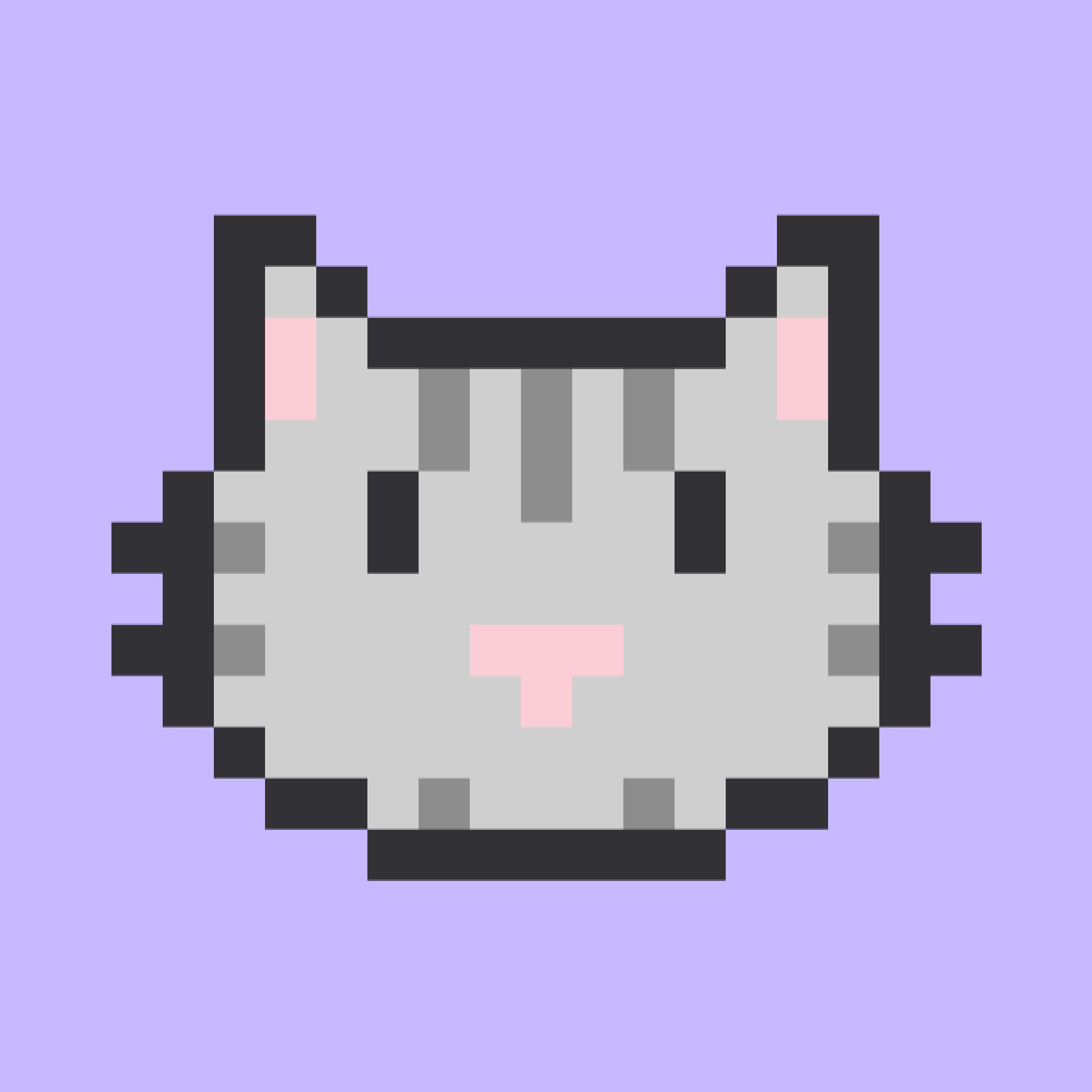 an image of a pixel cat