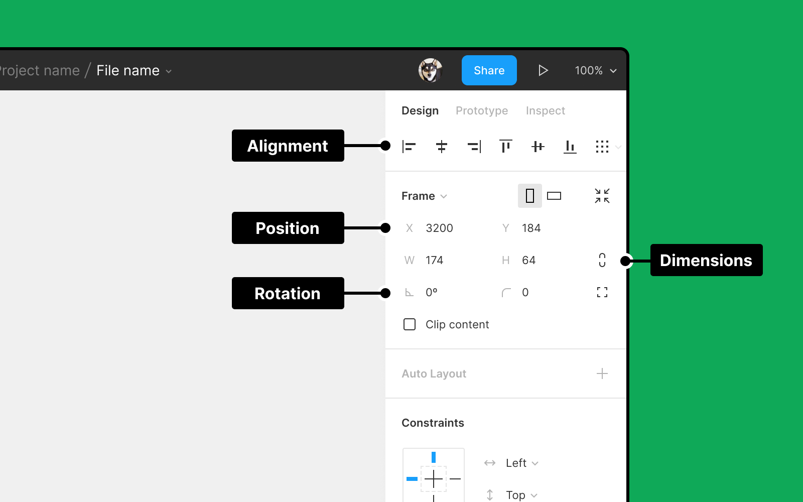 align and distribute adobe dimension where is it?