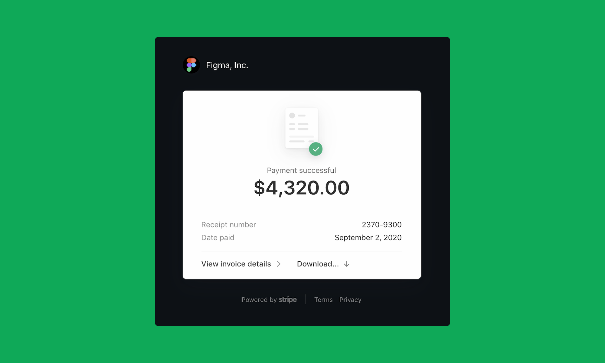 https://help.figma.com/hc/article_attachments/1500002349582/Stripe_billing_page_which_shows_the_total__receipt_number_and_date_paid_for_a_successful_payment.png