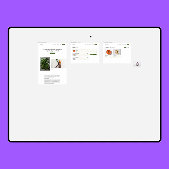 Pan and zoom the canvas