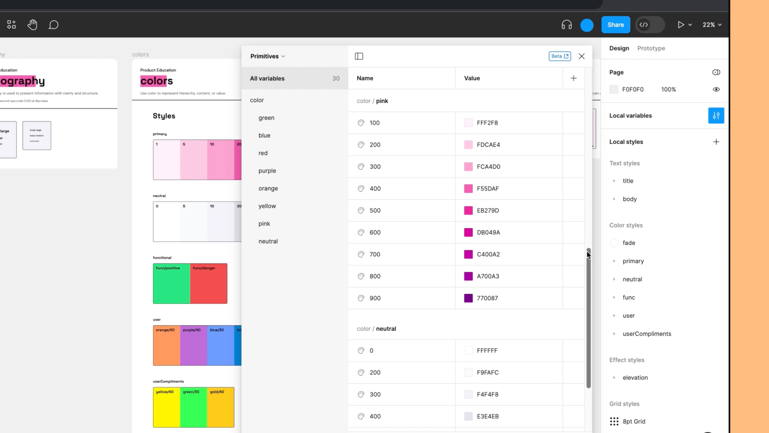 Update 1: Tokens, variables, and styles – Figma Learn - Help Center