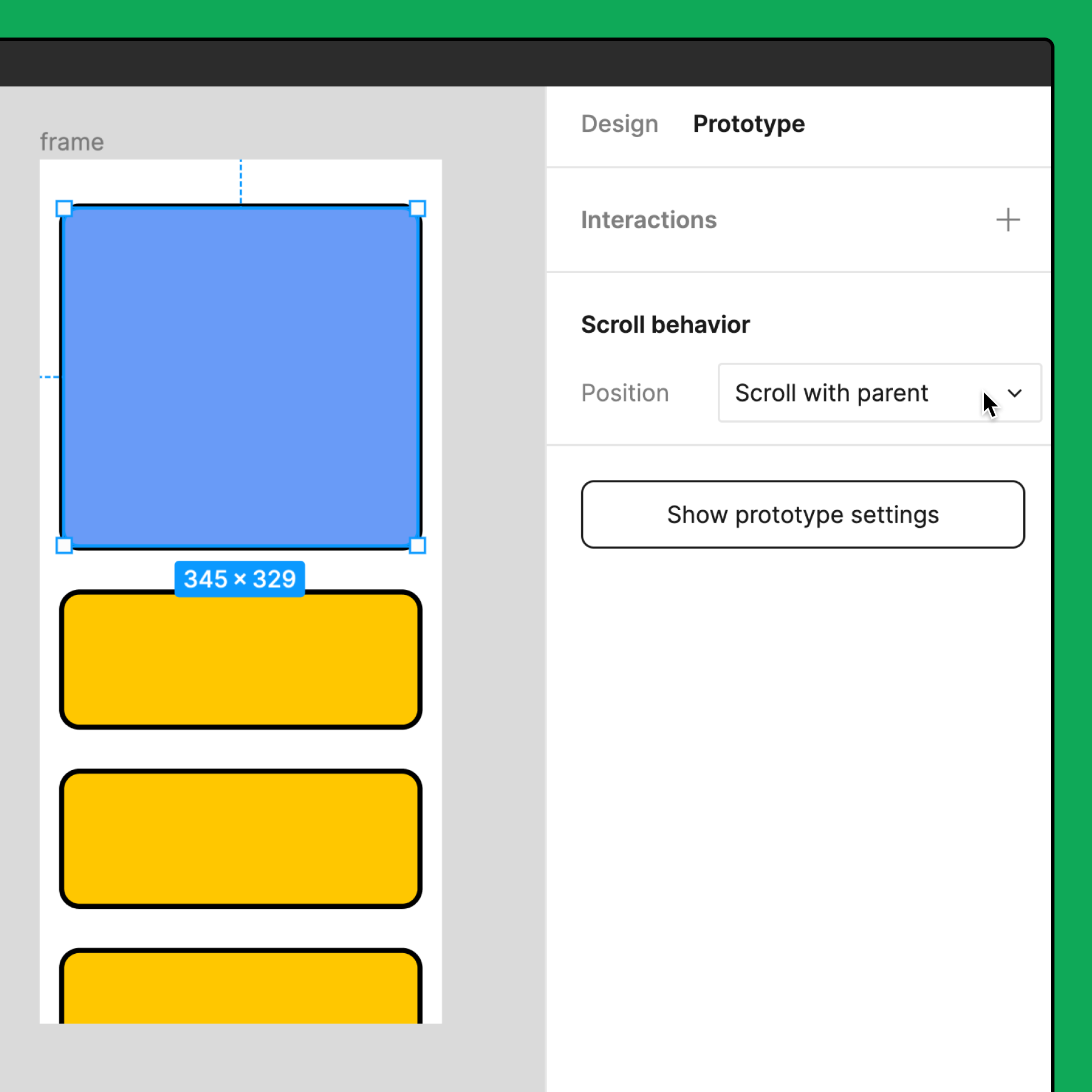 Prototype scroll and overflow behavior – Figma Learn - Help Center