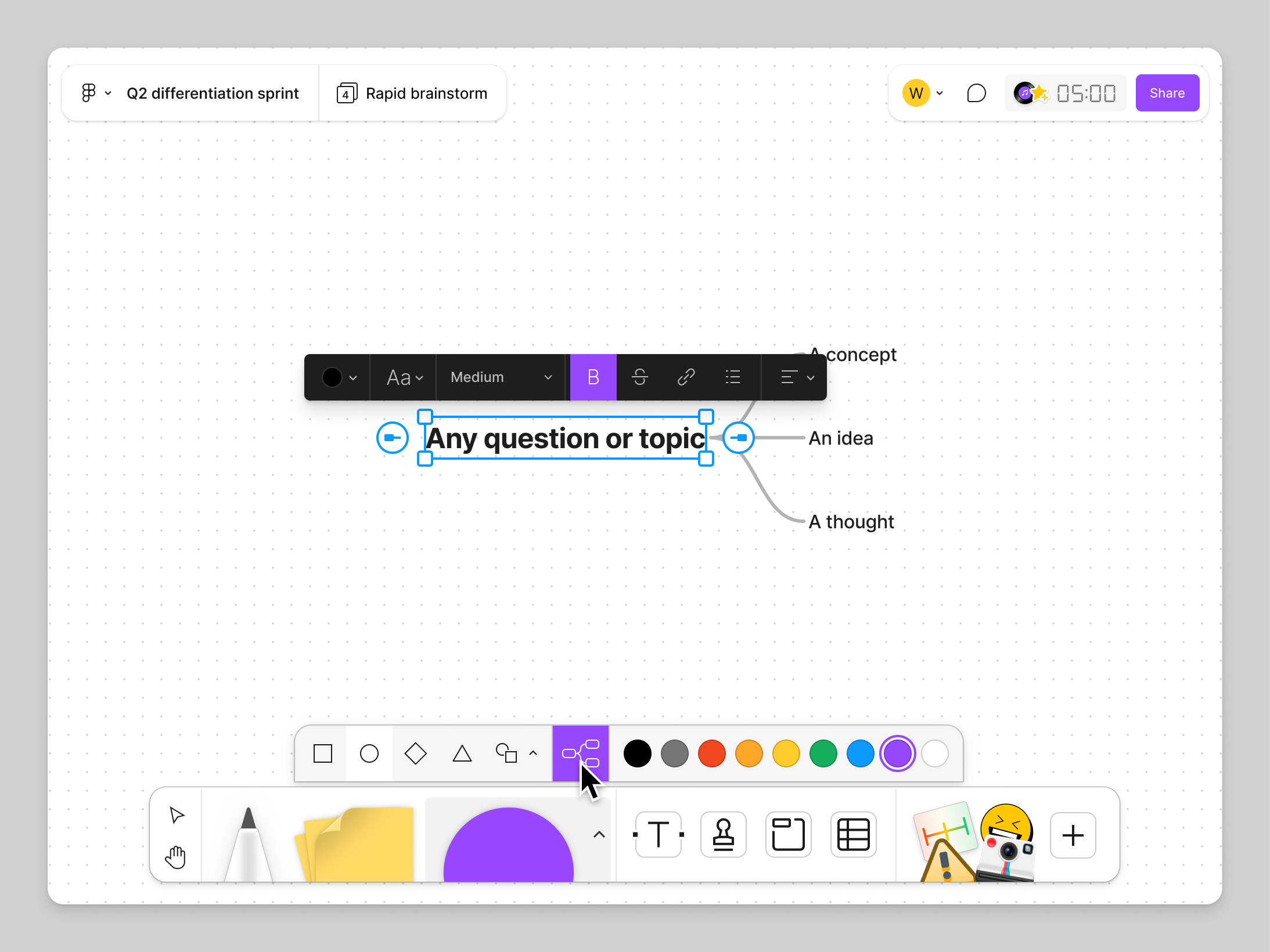 Mind maps icon in shape picker.png