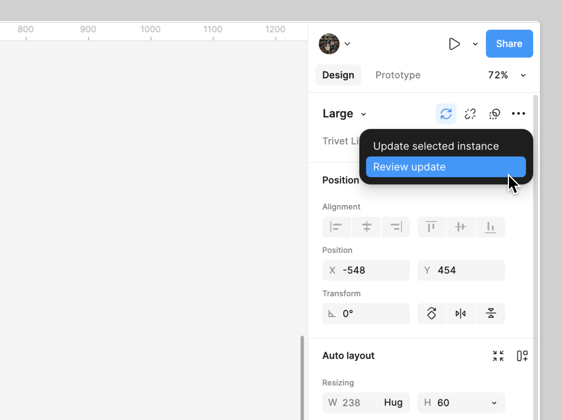 View library updates for single components or styles (1).png