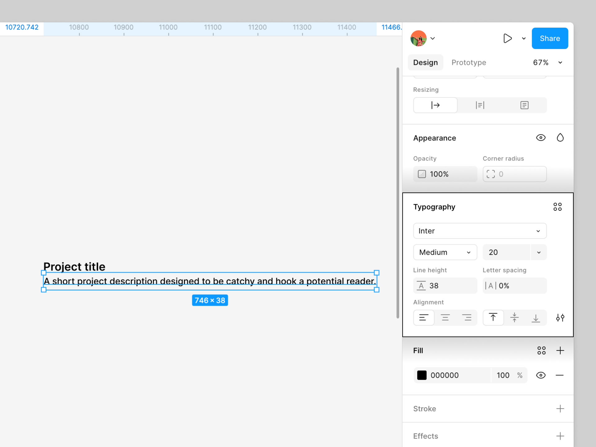 Style the card's description text layer.png