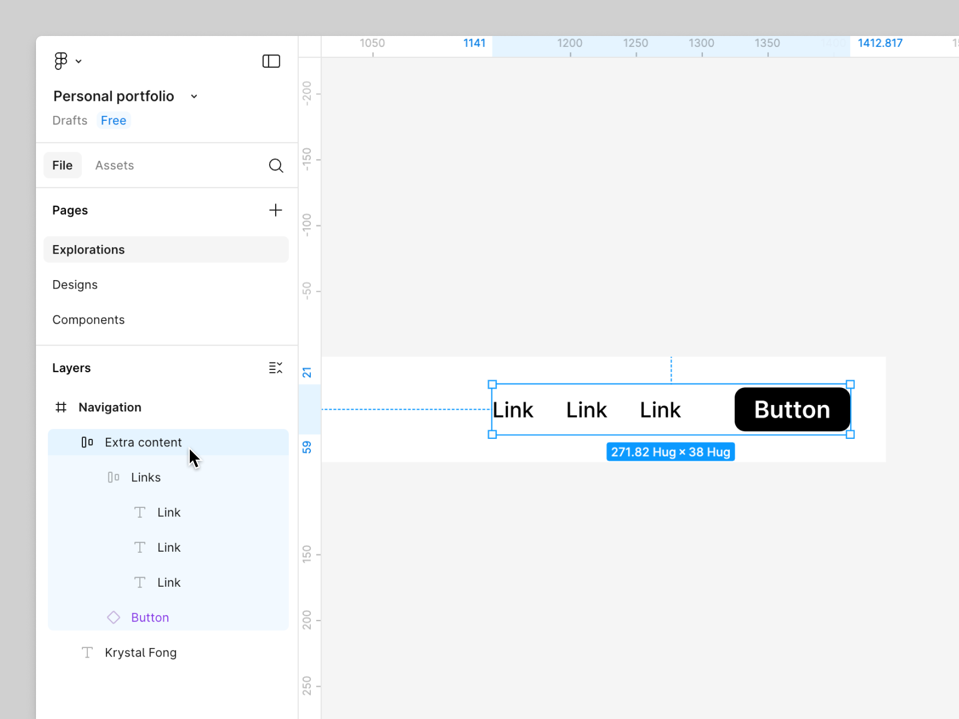 Add button and create the extra content frame.png