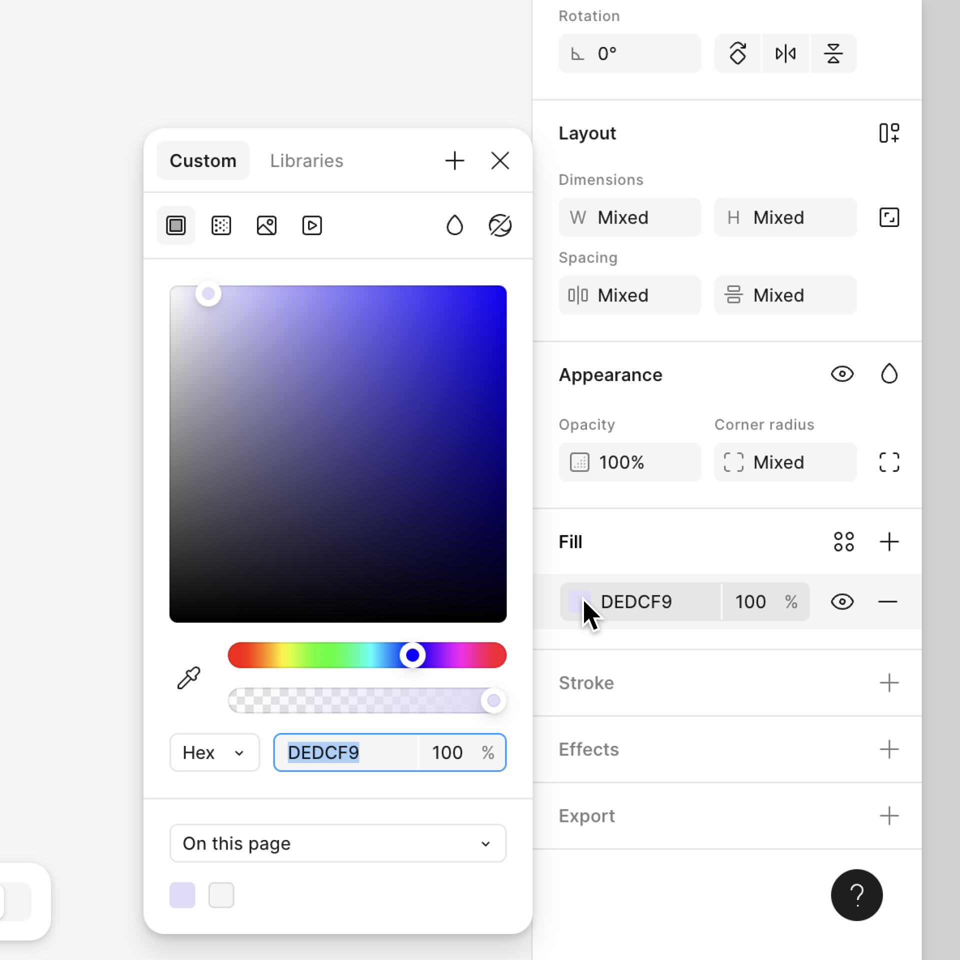 use the fill settings to change the color.png