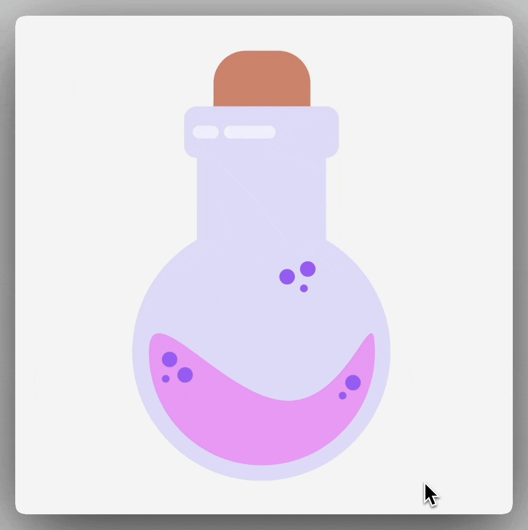 put the potion in a frame.gif
