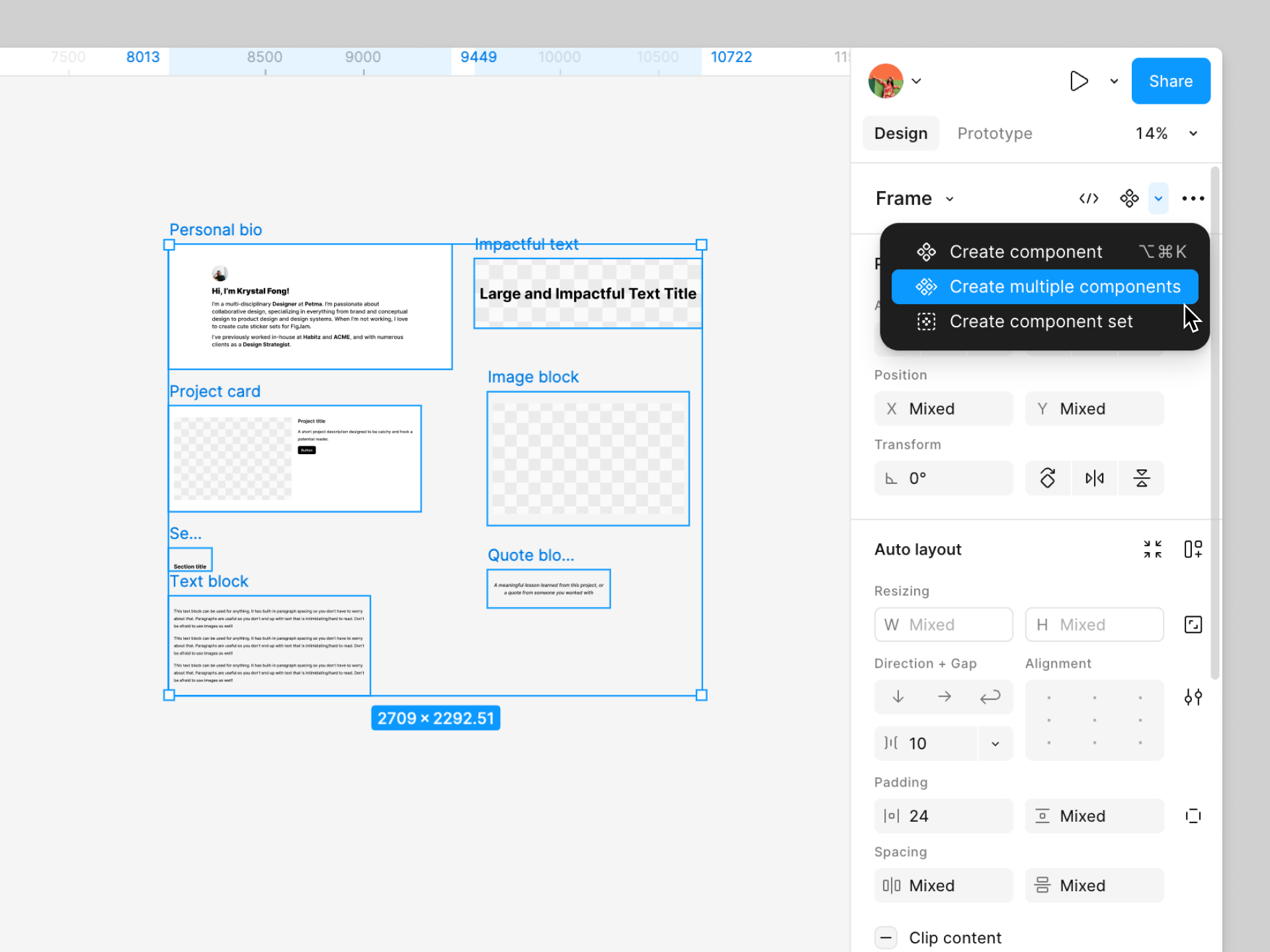 Create multiple components.png