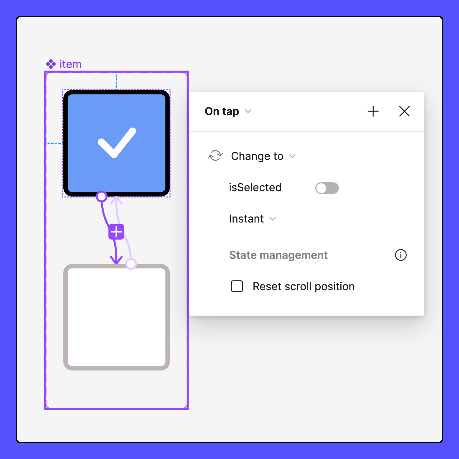 Geselecteerde items tellen - interactieve component instellen.png