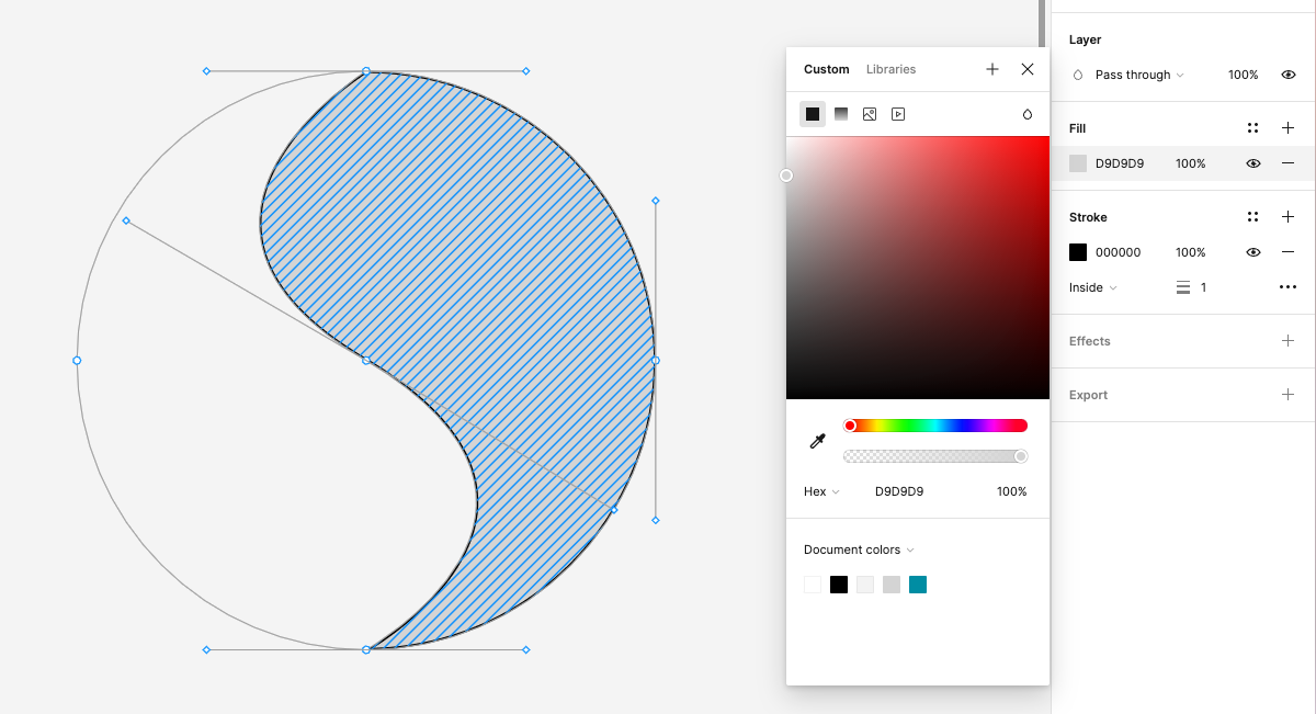 Select another color from the fill properties in the right sidebar.png
