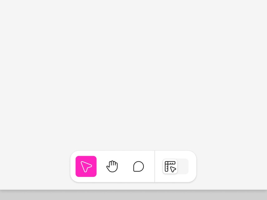 Toolbar in the bottom center of the Figma Buzz editor.png