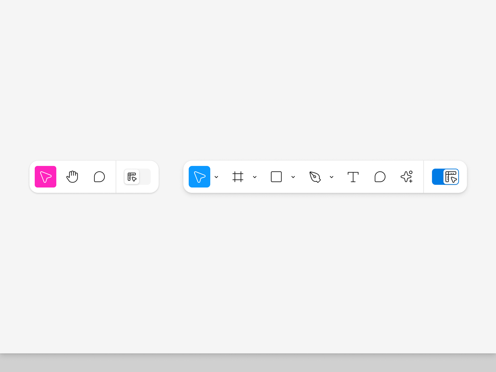 Toolbar in Figma Buzz toggled between Figma Buzz and Figma Design tools.png