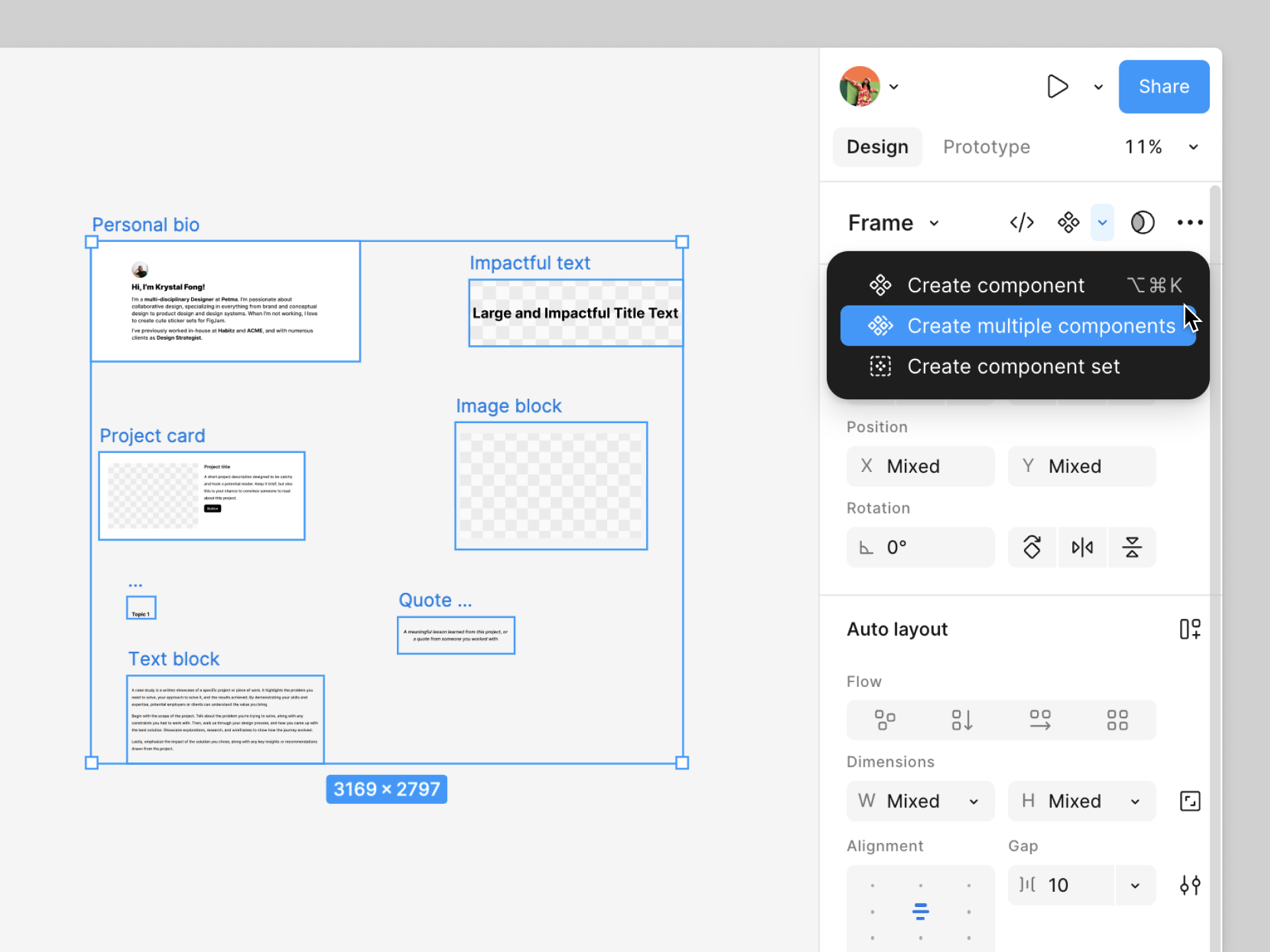 Create multiple components.png