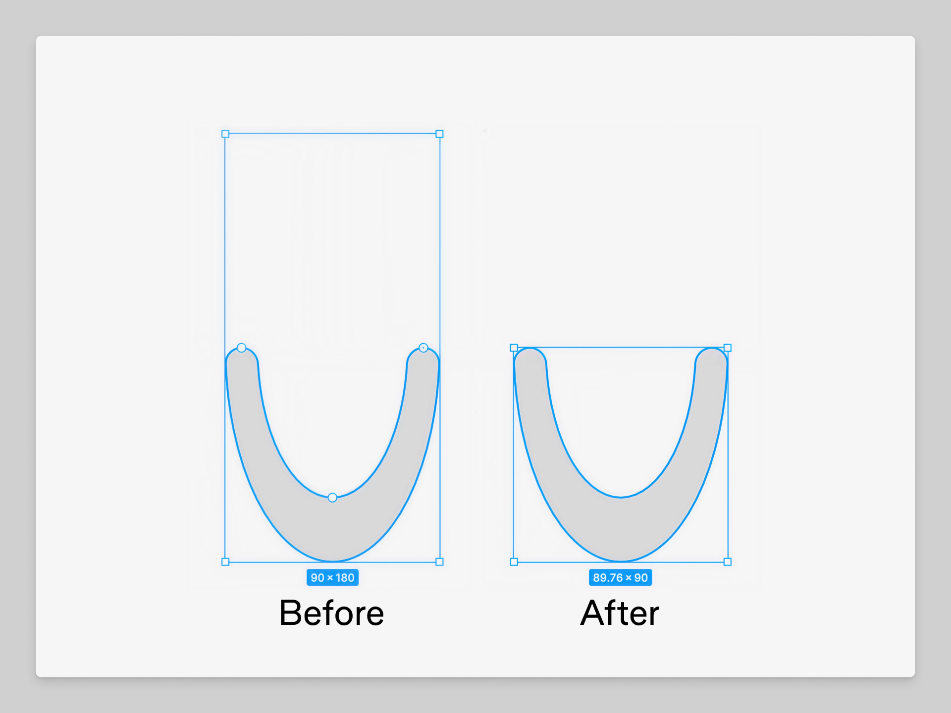 Before and after flattening a shape layer (1).png