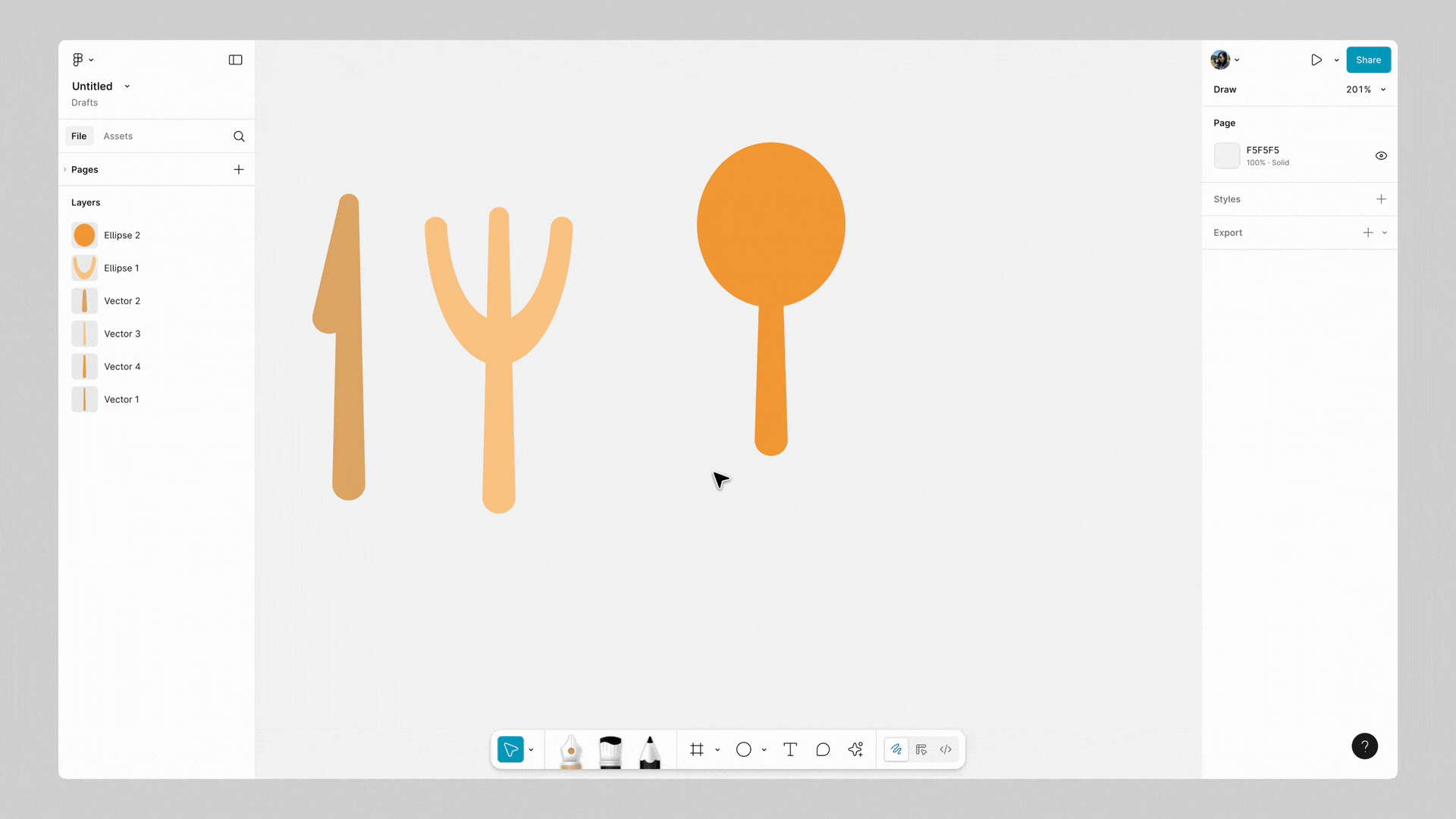 create the utensils frame.gif