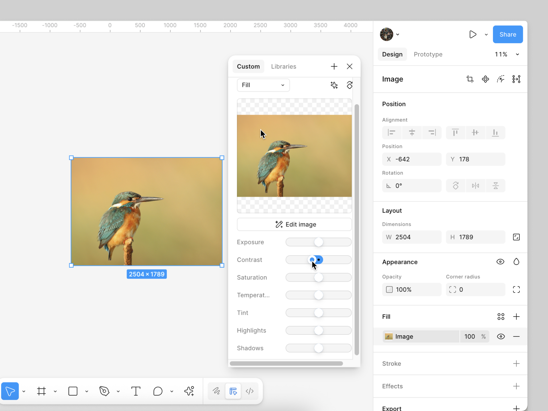 Use the adjustment sliders to adjust how an image looks (1).png