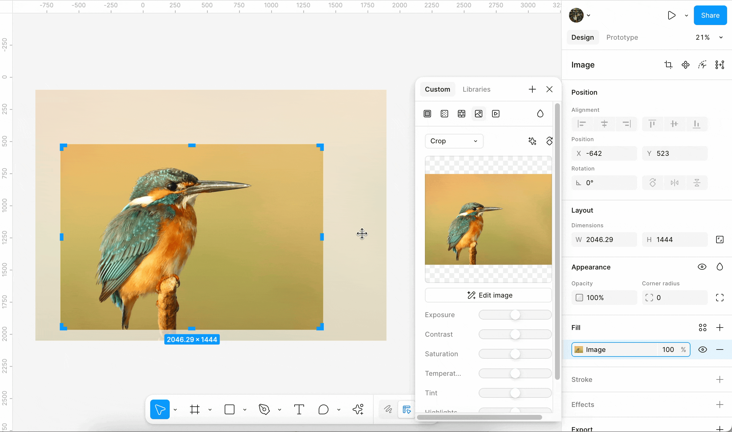 Reposition, resize, rotate a cropped image.gif
