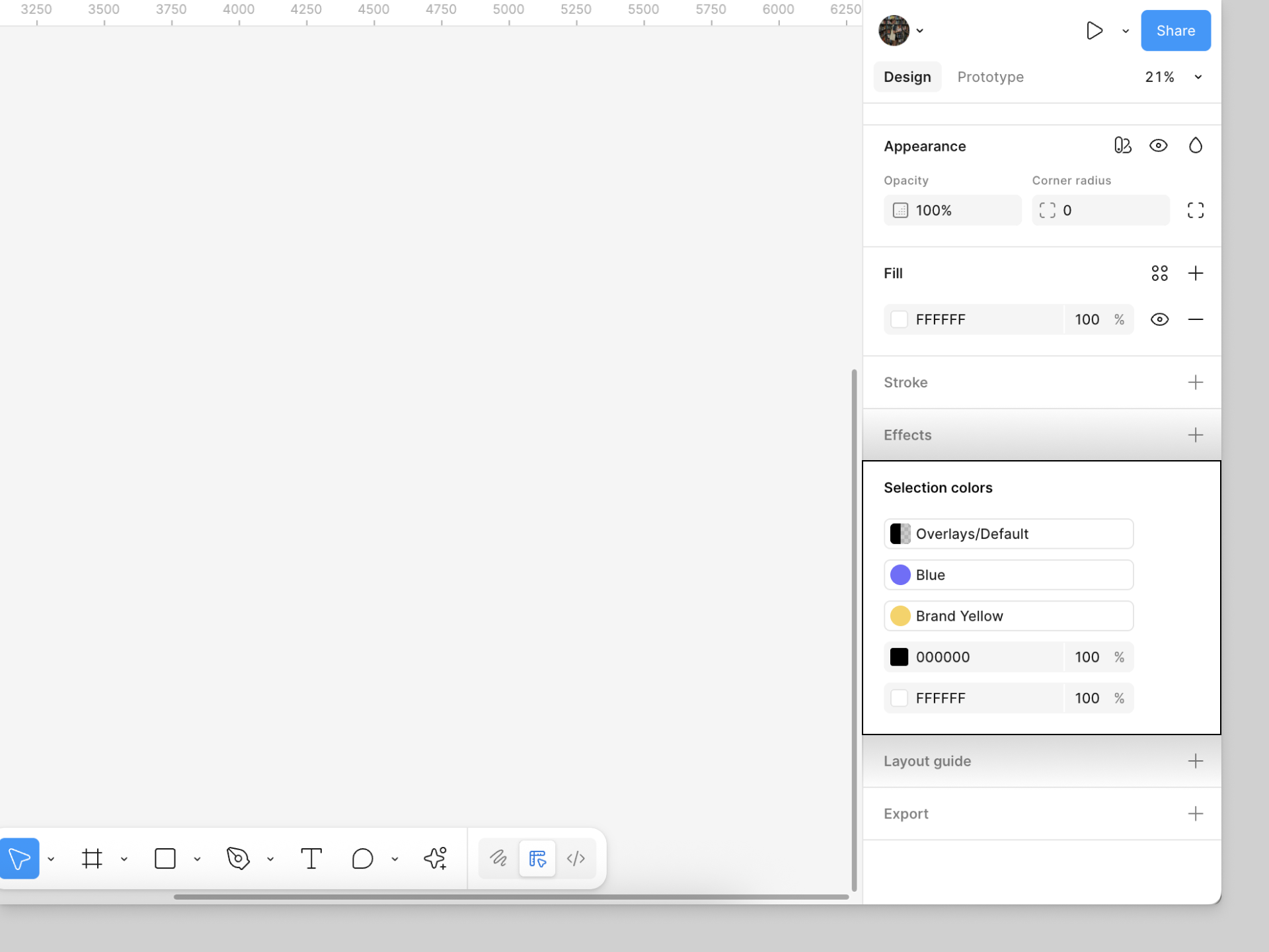 View colors in a mixed selection using the Selection colors section in the right sidebar.png
