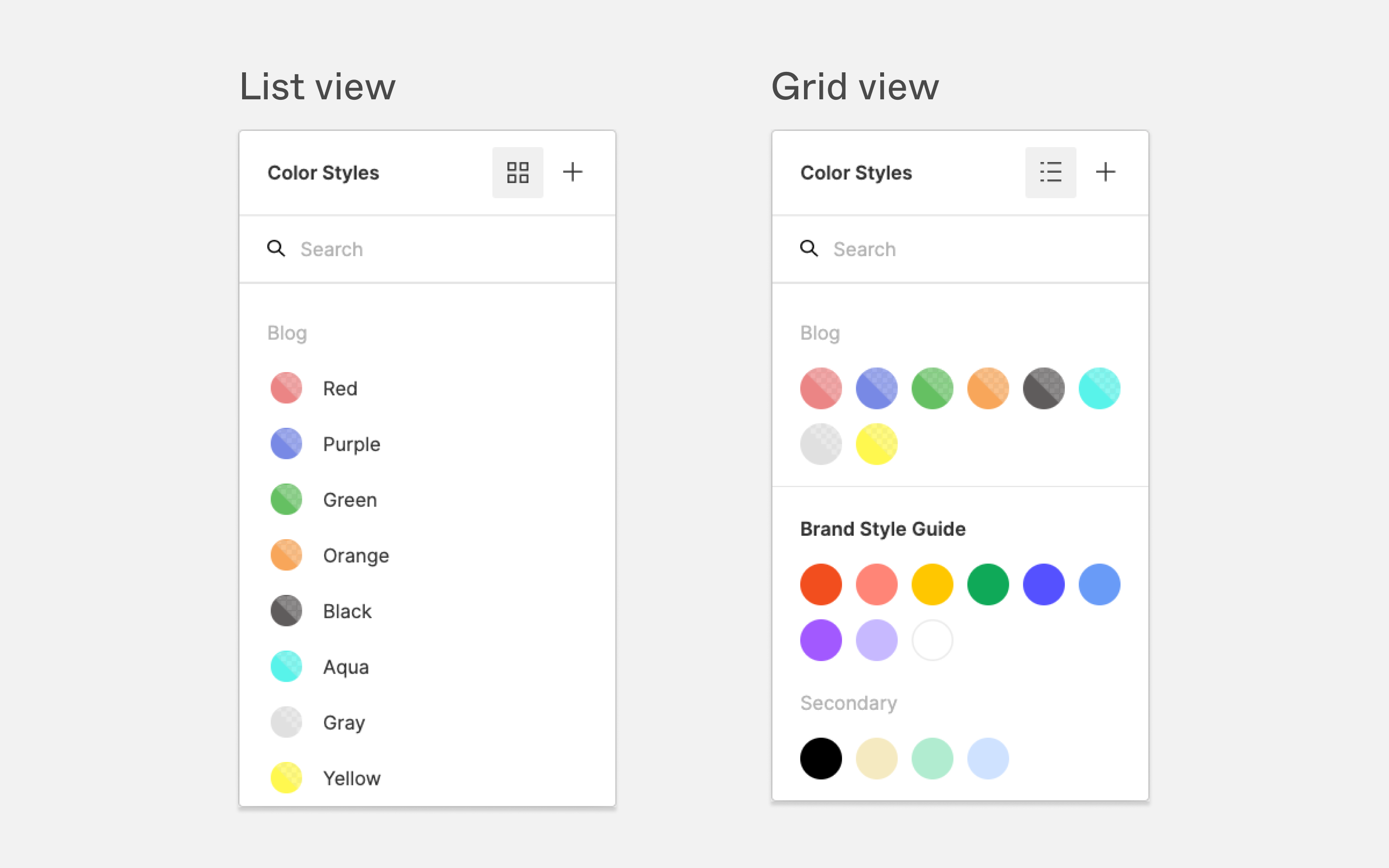 Style Guides by Pro Designers. A selection of UI and brand style