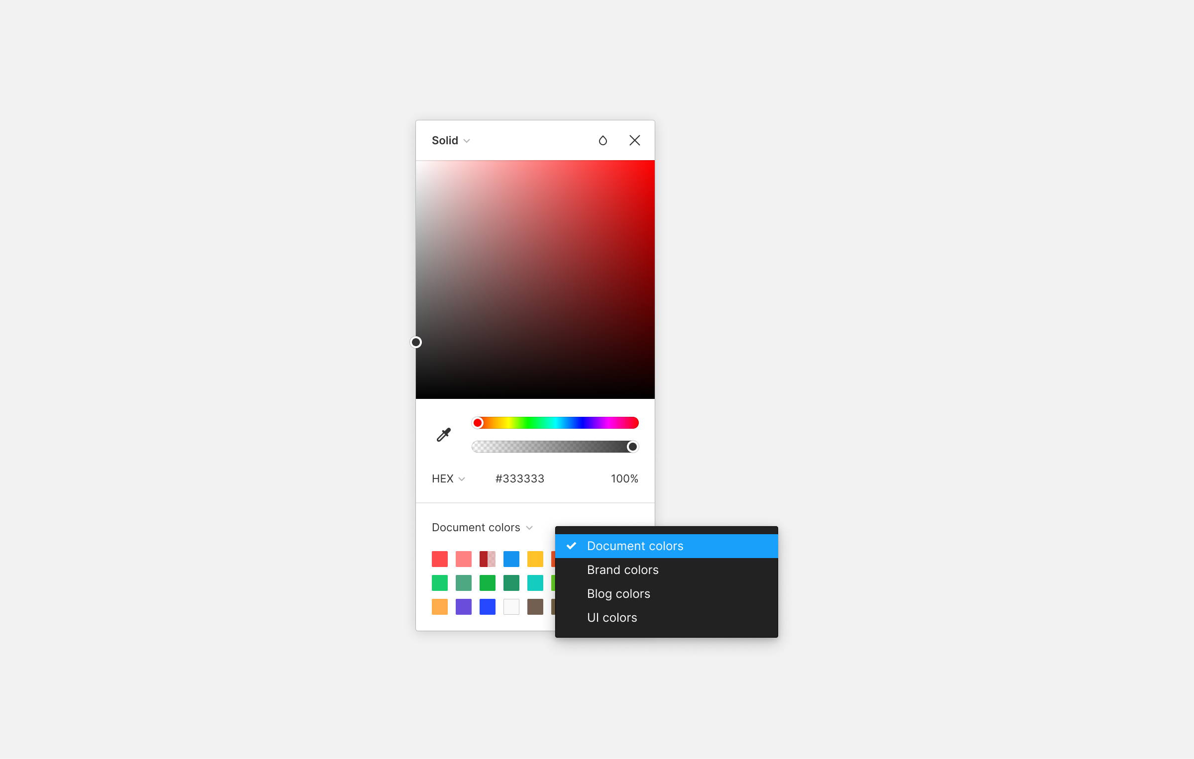 Apply paints with the color picker – Figma Learn - Help Center