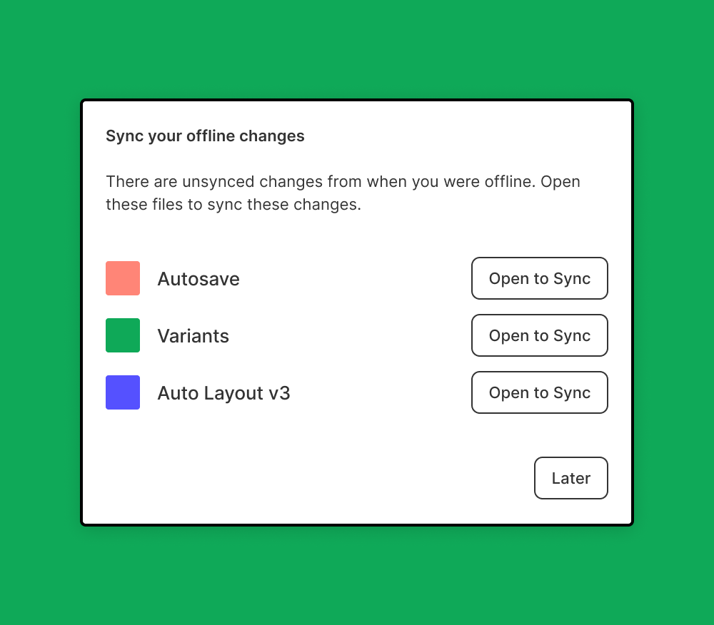 https://help.figma.com/hc/article_attachments/360094995793/Isolated_sync_your_offline_changes_modal_which_shows_three_files_have_unsynced_offline_changes.png