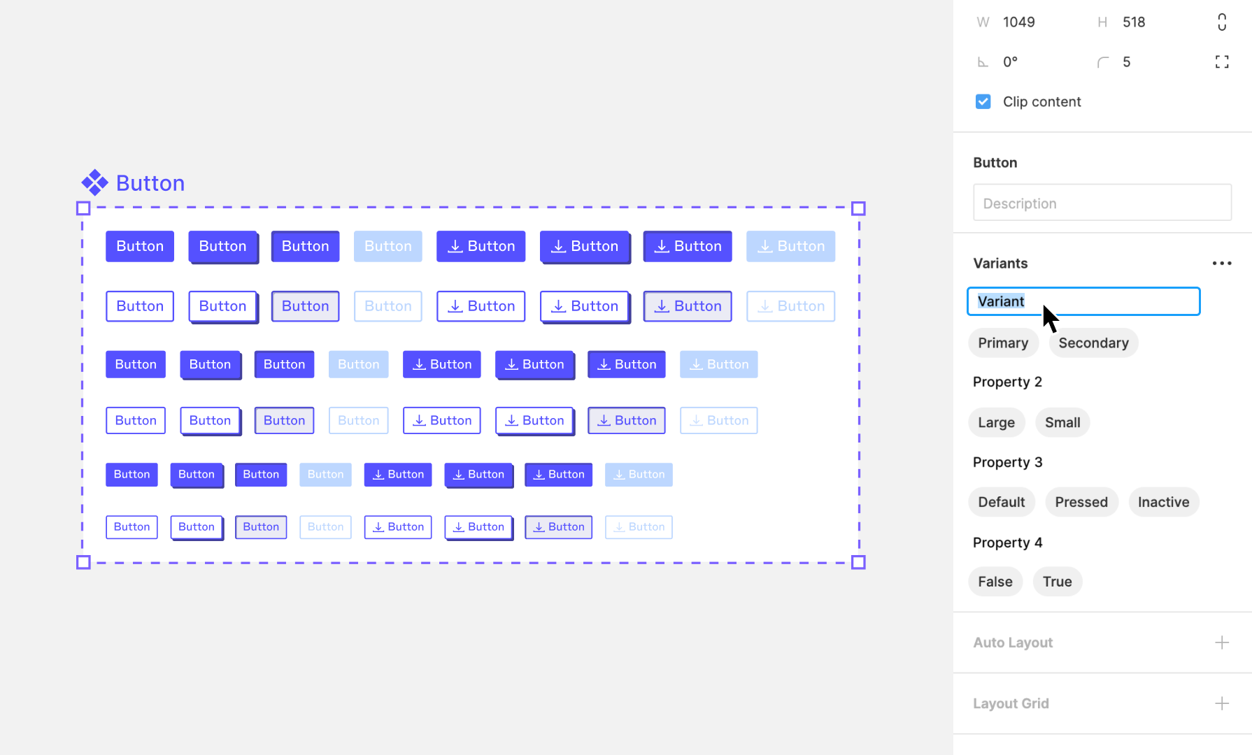 Create Interactive Components With Variants Figma