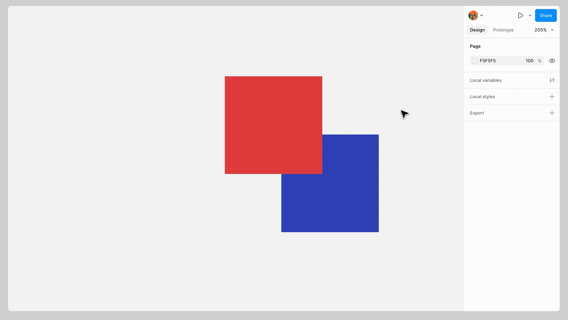 交差ブール演算を示すアニメーション。 