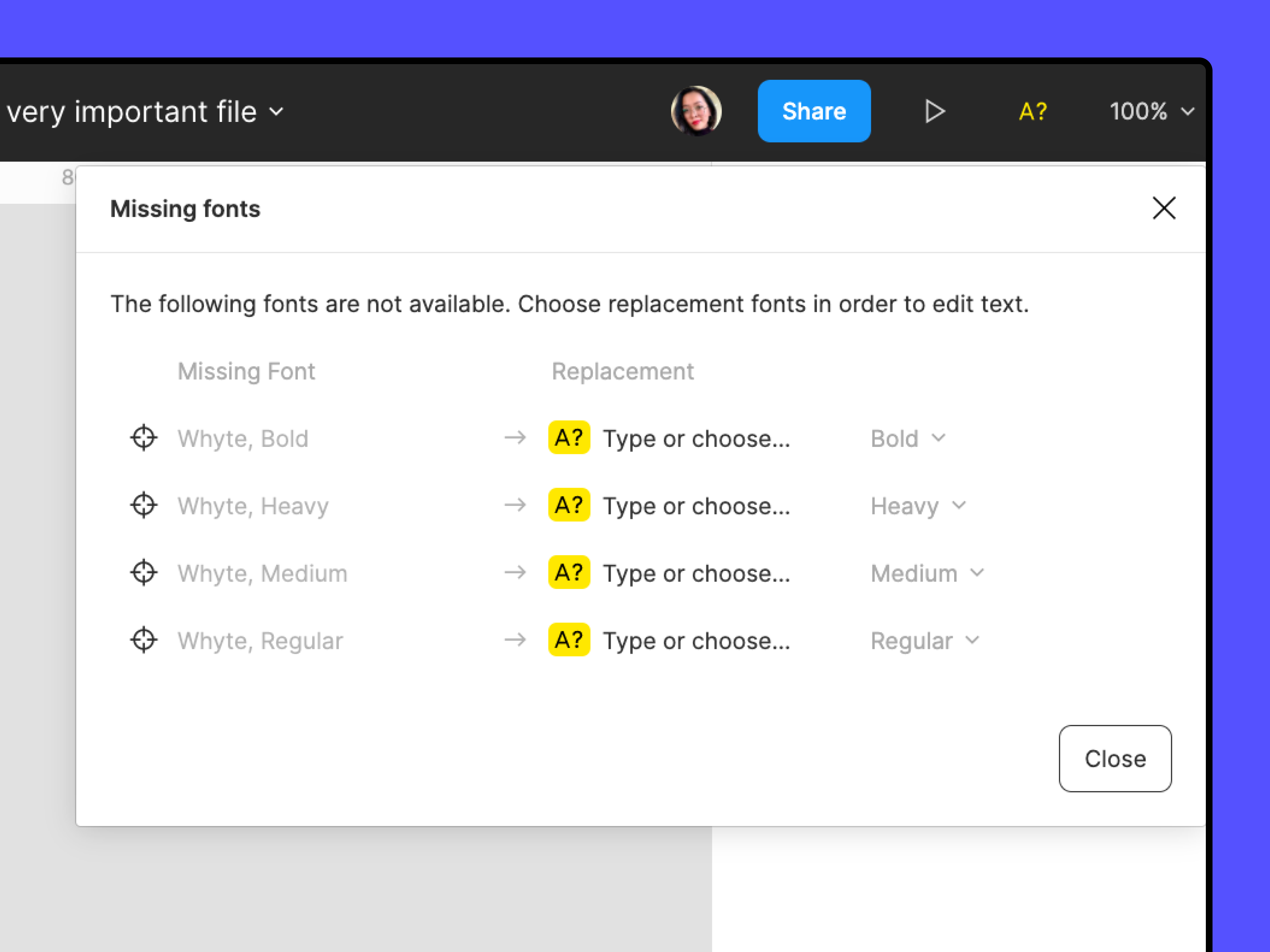 importing fonts into figma