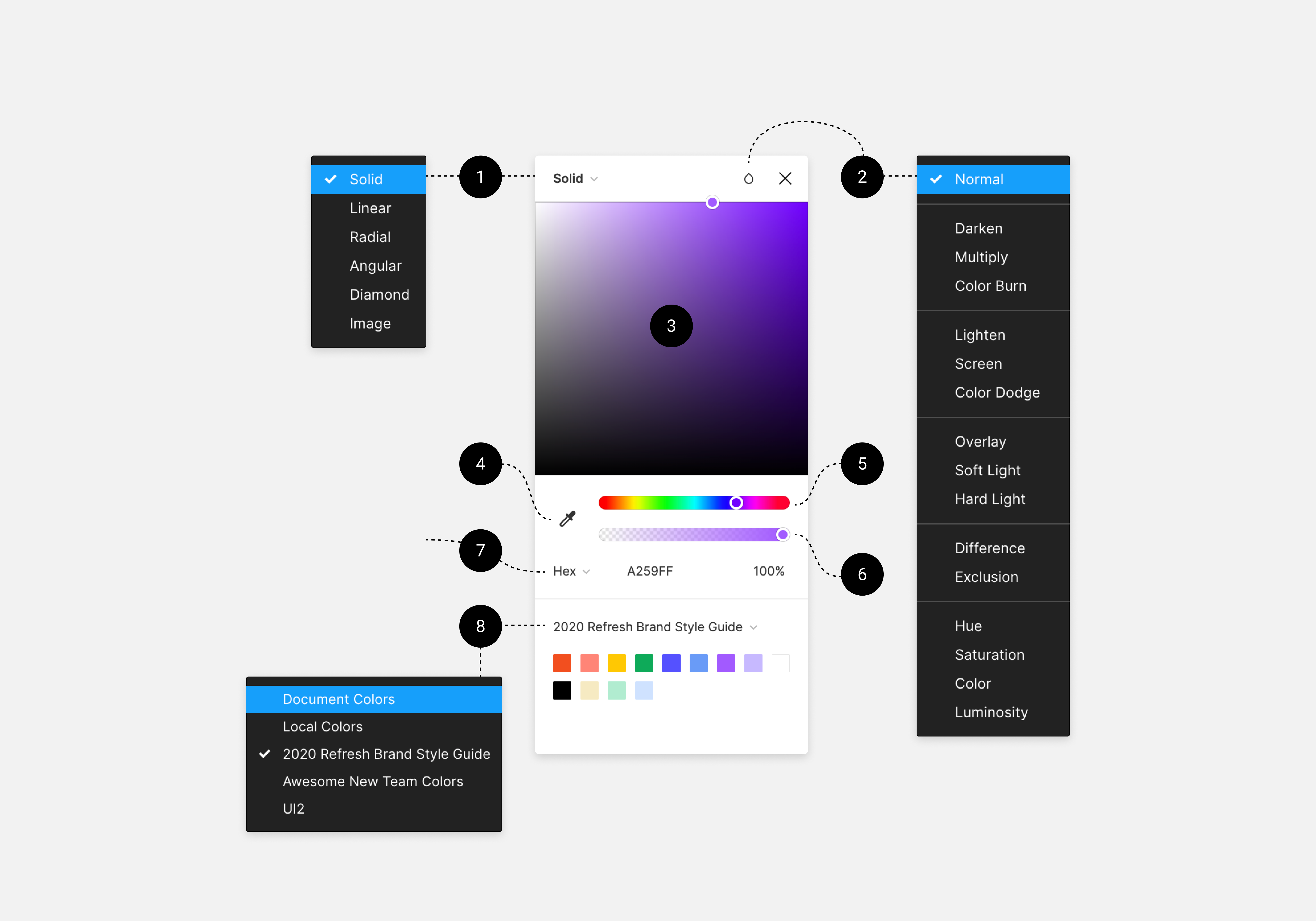 just color picker how to use