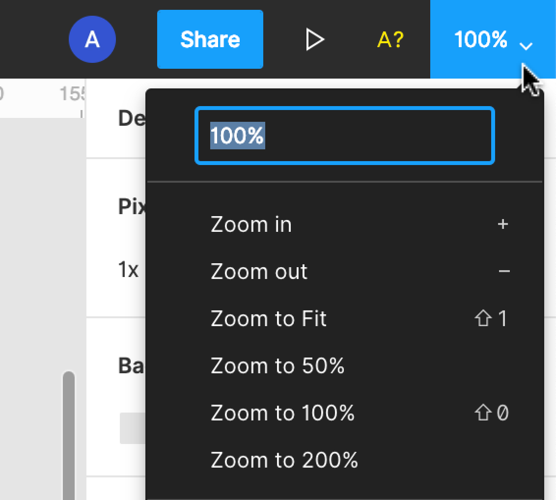 figma presentation zoom